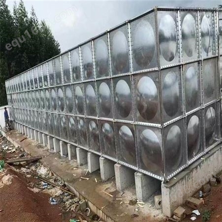 生活用水SMC玻璃钢水箱 工业不锈钢304水箱 保温搪瓷水箱厂家