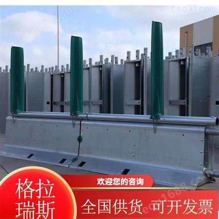 淮安盐城移动钢护栏 高速公路钢护栏厂家