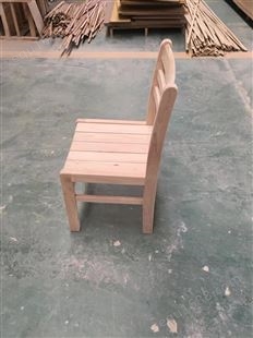新中式阅览椅（坐面条型）毛坯元正木业源头生产厂家