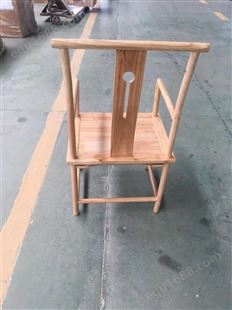 新中式实木圈椅主位茶椅餐椅 按需定制 元正木业 源头工厂