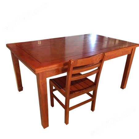 榫卯工艺实木橡胶木图书馆阅览桌椅元正木业源头工厂可出投标方案