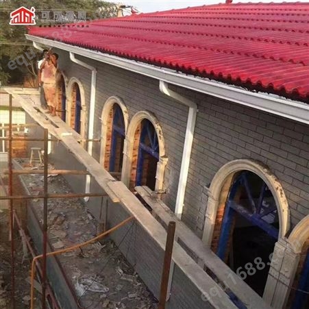 三明市铝合金K型天沟 别墅老房改造天沟落水槽 成品天沟