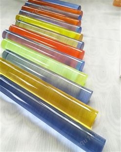 厂家供应 亚克力管 棒 有机玻璃透明  颜色定制
