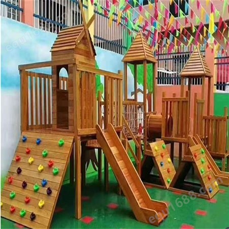 幼儿园  公园木质游乐设备 加工定做小区儿童非标玩具造型滑梯