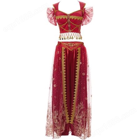 印度舞演出服女茉莉公主高档服饰异域风情服装西域舞姬肚皮舞新款