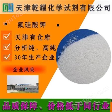 乾耀科技 氟硅酸钾 白色结晶性粉末 全国可售 质量好 可定制