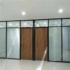 办公室玻璃隔断双玻百叶玻璃隔断高隔间 免费测量施工