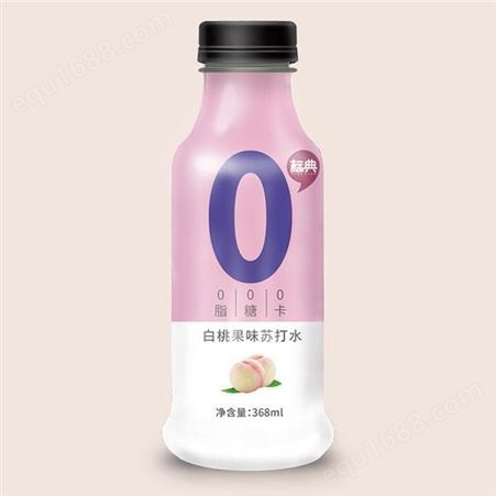 标典白桃果味苏打水果味饮料368ml厂家招商