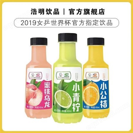 浩明饮品蜜桃乌龙果汁茶饮料瓶装网红招商代理450ml