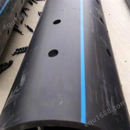 广州塑料高强度HDPE渗水管垃圾渗滤液导PE渗漏管精选厂家 统塑
