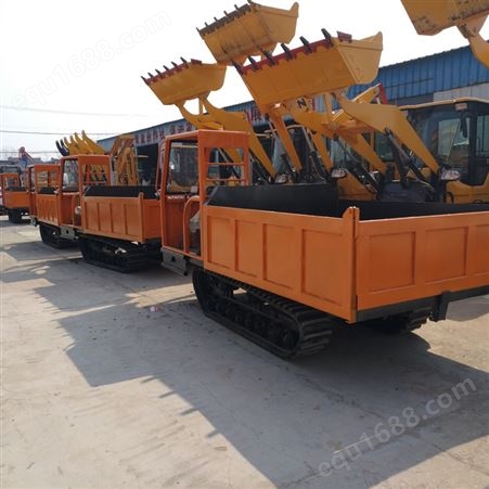 YY-TRC-LD502 煤矿用履带运输车 5吨橡胶底盘耐力拉运车