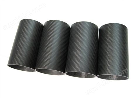 定制3K碳纤维卷管CNC 平纹/斜纹碳纤维管