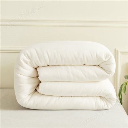 爱瑞斯床品工厂棉被棉絮纯棉花被芯垫被单人床垫棉花被子