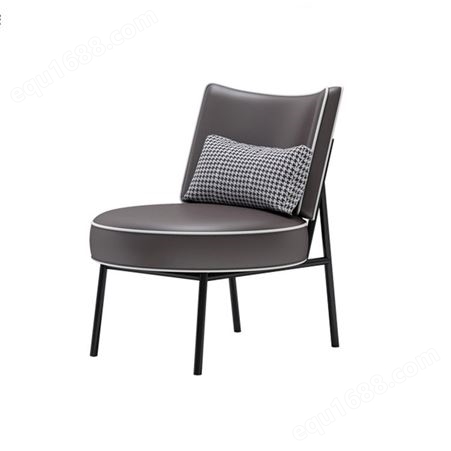 天一美家意式极简休闲椅轻奢北欧大小户型客厅单人沙发设计师椅子