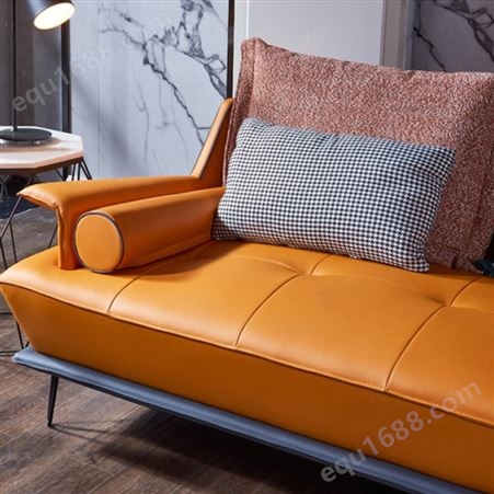 天一美家意式极简头层真皮沙发组合北欧风客厅户型23套装家具