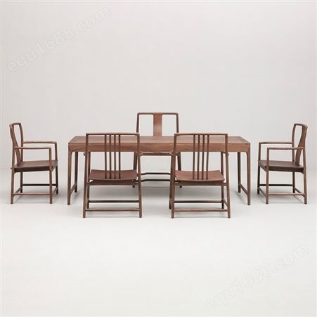 天一美家实木客厅新中式茶桌椅组合家用茶台茶椅套装