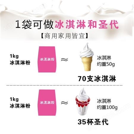 沽豪中级款商用冰淇淋粉软蜜雪糕粉奶茶店专用冰激凌奶浆粉整箱