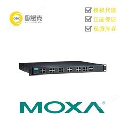 MOXA摩莎 IKS-G6524A 系列 24G 端口二层千兆网管型工业以太网交换机