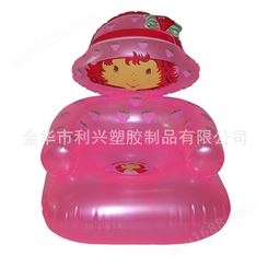 2016充气玩具 充气可爱多拉女孩沙发 PVC *