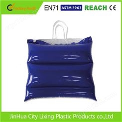 外贸原单实用型便携式沙滩包充气包游泳收纳购物包防水双面包