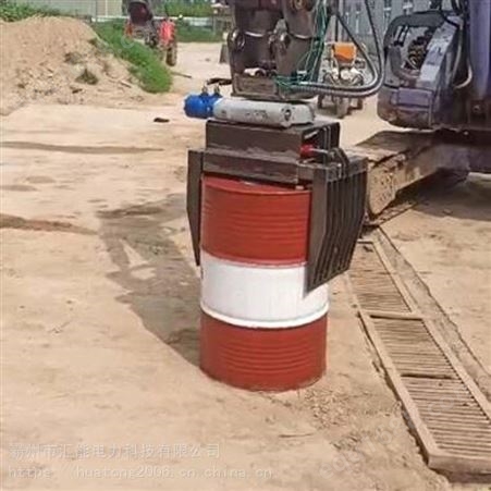 汇能建筑工地水泥管安装吊具装载起重机道路施工混凝土管安装吊具