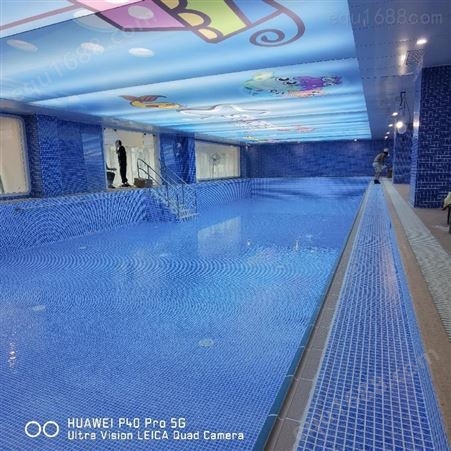 酒店别墅钢结构游泳池 健身房可拆卸钢结构游泳池 杭州佳劲移动泳池设备