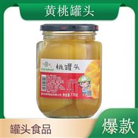 桃罐头510g水果罐头休闲食品水果制品